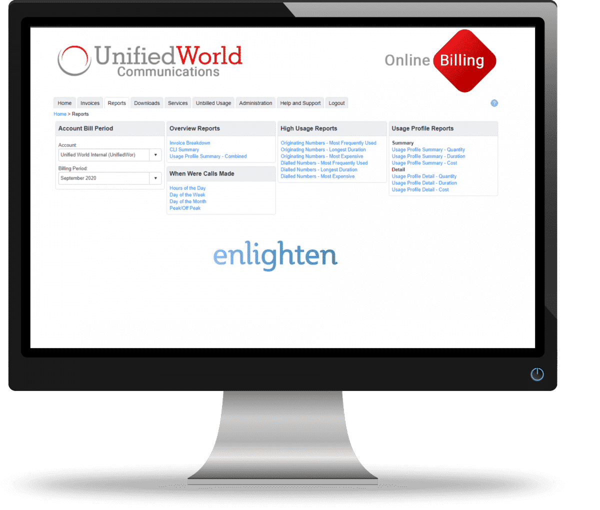 Online Billing Reports