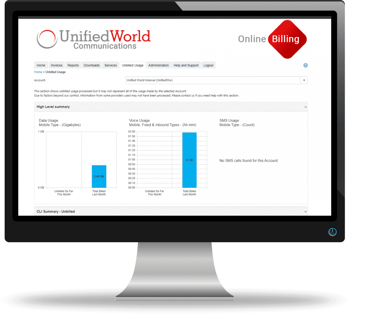 Online Billing Uniied